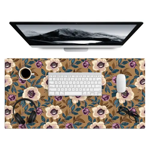 Floraal - Stilleven - Kleurrijk Muismat XXL klein 681 -3d