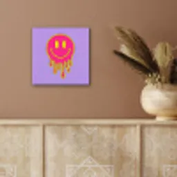 Smiley - Drip - Neon aluminium wit klein -sfeer4