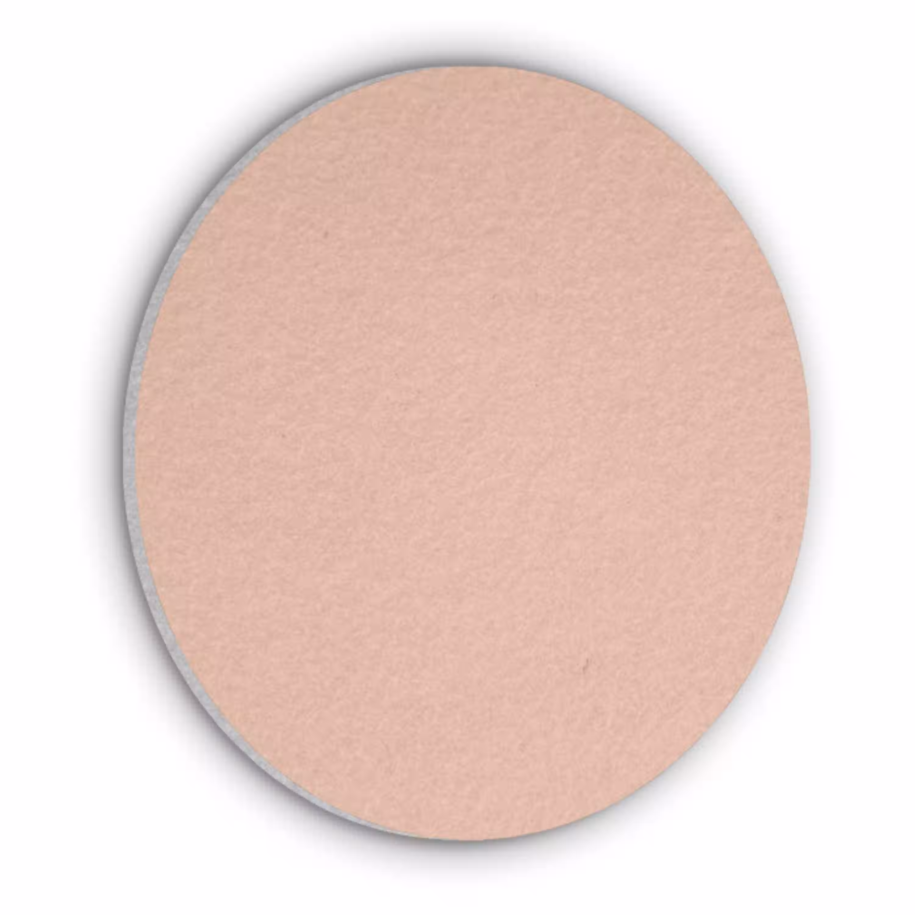 Blush - Terracotta - Nude Akoestische PET Vilt - Rond klein 838 -3d