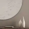 Kustlijn - Horizon - Hek Akoestische PET Vilt - Rond klein -sfeer5_closeup