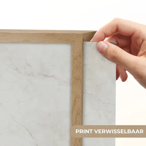 Grijs - Marmer - Aders Light Box met batterij (Wandlamp) middel 907 -USP_websiteprintNL