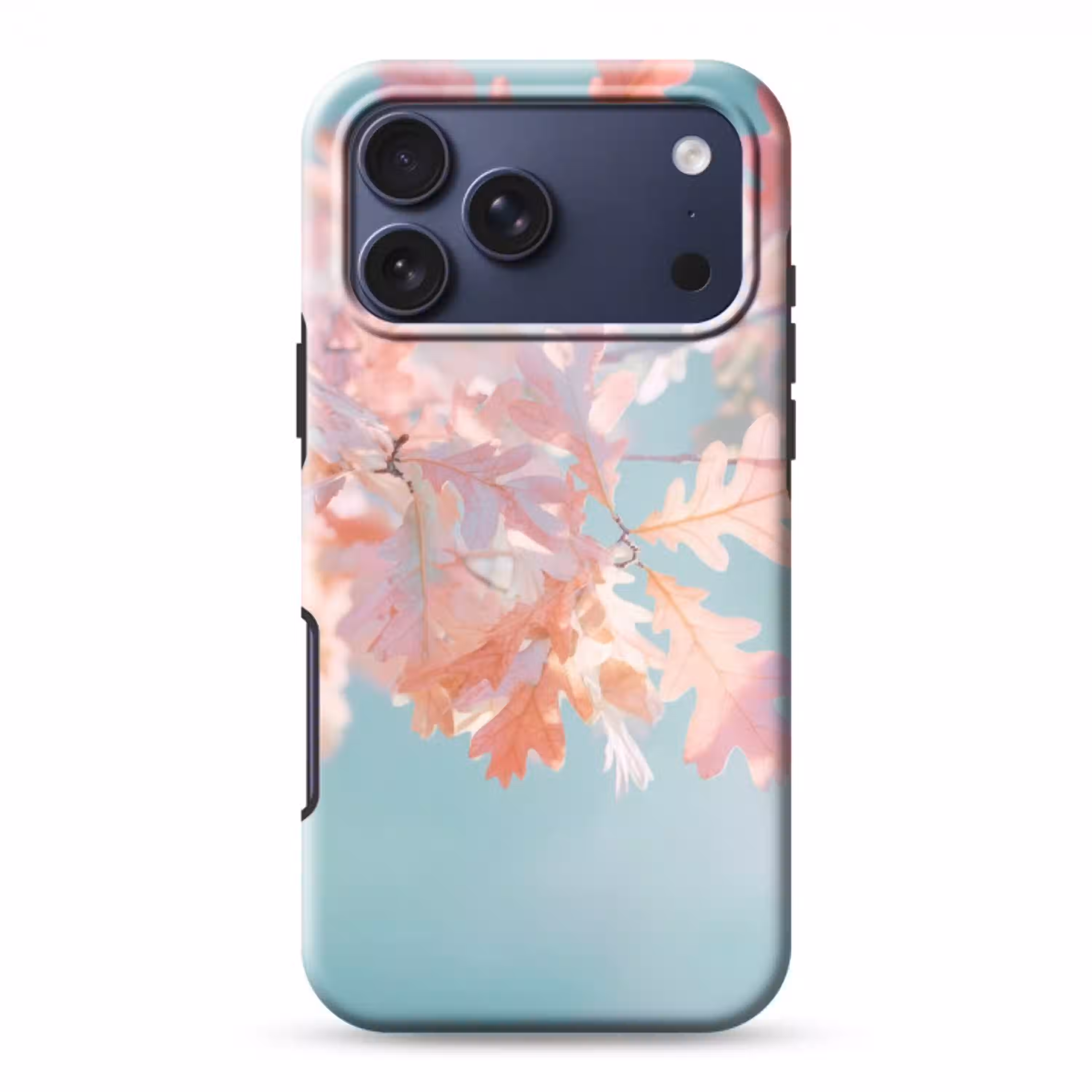 Eikenbladeren - Takken - Roze Toughcase MagSafe Apple iPhone 17 Pro Max klein -3d