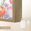 Bloementuin - Kleurrijk - Eieren Light Box met batterij (Wandlamp) middel -USP_websiteoplaadbaarNL