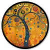 Abstract - Boom - Levensboom - Modern Fotolijst rond zonder passe partout klein -3d