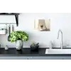 Mok - Latte - Minimalistisch - Schaduw Muursticker klein -keuken