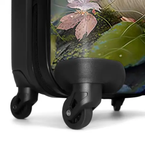Muis - Bos - Bloemen - Illustratie - Bosdieren NBS - Handbagage koffer - Unisex middel -wiel