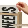 Cheers - Japandi - Zwart - Letters Light Box met kabel (Wandlamp) klein -USP_websiteprintNL