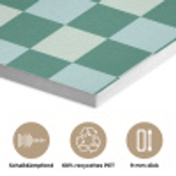 Schaak - Klassiek - Groen PET vilt klein 837 -closeup_DE