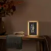 Vis - Zwart - Goud - Tekst Light Box met kabel (Tafellamp) klein -sfeer4
