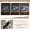 Dino - Ruimte - Jongens Light Box met batterij (Wandlamp kind) middel -USP_dimbaarNL