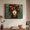 Vrouw - Aardbeien - Frambozen - Bramen - Bessen Textielframe - compleet frame klein -sfeer3