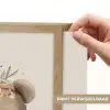 Beer - Boho - Indianentooi - Dieren Light Box met batterij (Wandlamp kind) middel -USP_websiteprintNL