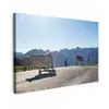 Schotse hooglander - Licht - Berg - Natuur canvas 2cm klein -z3d