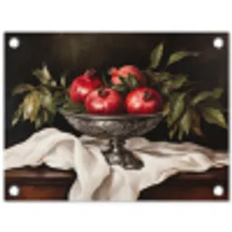Granaatappels - Klassiek - Vintage tuinposter los doek klein -3d