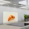 Croissant - Brood - Beige keuken achterwand spatscherm klein -3d_schuin