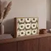 Donuts - Chocolade - Wit - Beige Light Box met batterij (Wandlamp) middel -sfeer2