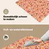 Retro - Bloemen - Patroon Inductie beschemer met haakjes klein 777 -ky-schoon-nl