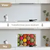 Kruiden - Schaaltjes - Kleurrijk - Textuur keuken achterwand spatscherm klein -voor_na_NL