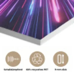 Lichtsnelheid - Ruimte - Roze - Paars PET vilt klein -closeup_DE