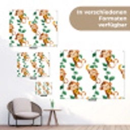 Apen - Lianen - Kleurrijk tuinposter los doek klein 239 -Xsfeer9_DE