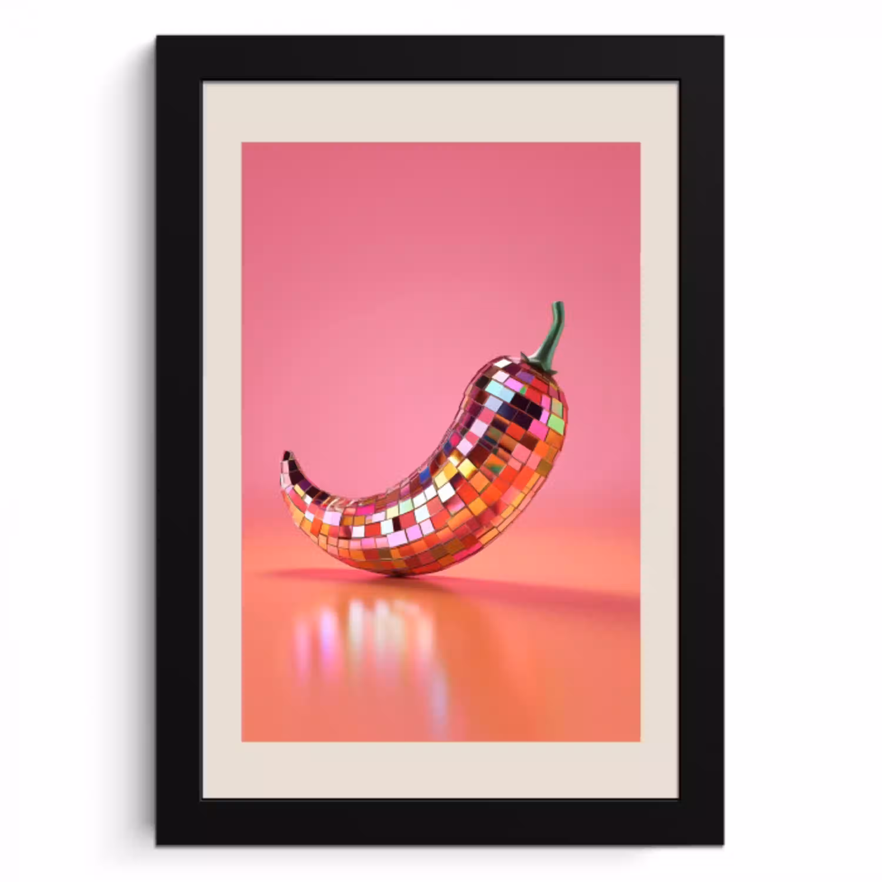 Disco - Peper - Roze KitchenYeah - Keuken - Fotolijst klein -3d