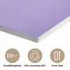 Maandag - Mok - Koffie - Paars PET vilt klein -closeup_DE