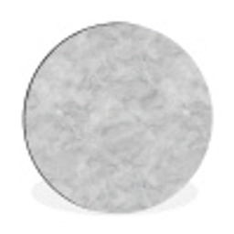 Grijs - Marmer - Mat Wandcirkel aluminium klein 190 -3d
