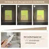 Groen - Smiley - Bonjour - Roze Light Box met kabel (Tafellamp) klein -USP_dimbaarNL