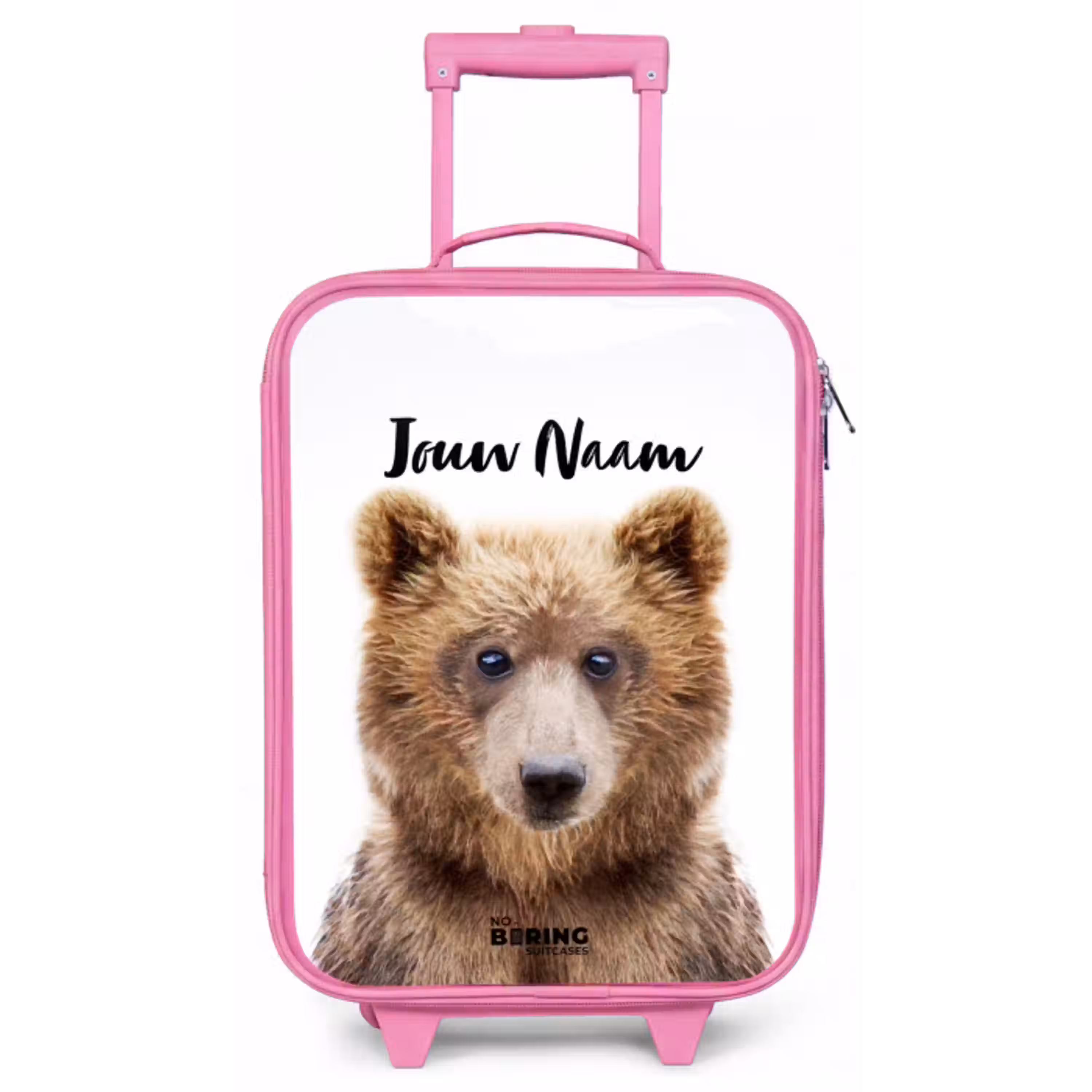 Bennie Beer Kinderkoffer - Roze klein -zz3dotto