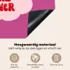 Girl power - Wolk - Roze Inductie beschemer met haakjes klein -ky-onderkant-nl