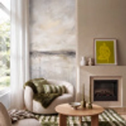 Landschap - Horizon - Natuur - Abstract - Neutraal Behang Vlies klein -sfeer2