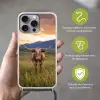 Longhorn - Landschap - Zonsondergang Hoesje iPhone 16 Pro Max met koord klein -sfeer2_NL