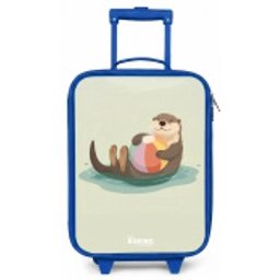 Otter - Strandbal - Water Kinderkoffer - Blauw klein -zz3dotto