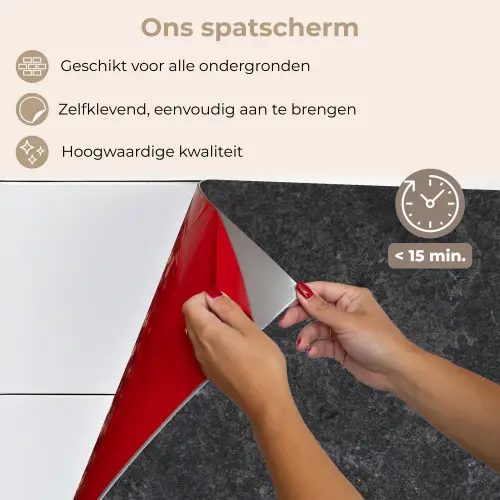 Beton - Grijs - Textuur - Retro - Industrieel keuken achterwand spatscherm klein -spatscherm_NL