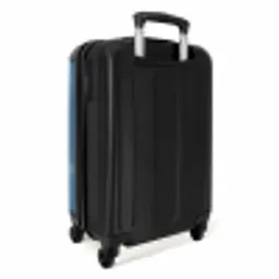 Zwarte auto met beige vlammen NBS - Handbagage koffer - Kinderen Unisex middel -achterkant