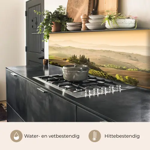 Landschap - Toscane - Ochtendlicht keuken achterwand 2 middel -usp_NL