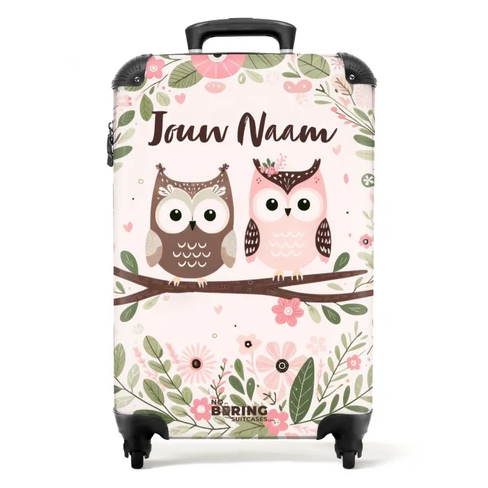 Fladderende Flapuiltjes NBS - Handbagage koffer - Kinderen Unisex middel -productfoto_recht