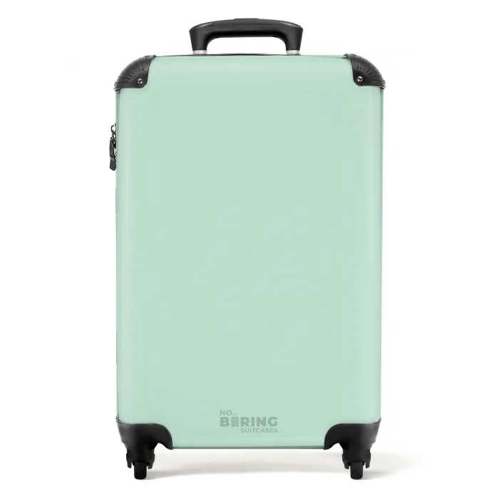 Pastel - Pastelgroen NBS - Handbagage koffer - Kinderen Unisex middel -productfoto_recht