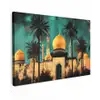 Moskee - Goud - Arabisch - Islamitische canvas 2cm klein -z3d