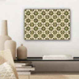 Tegel - Dessin - Groen canvas 2cm klein 34 -sfeer6