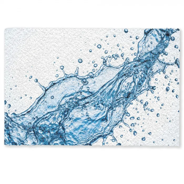 Spash - Water - Blauw Deurmat klein -zkaufland3d