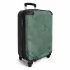 Groene marmerlook NBS - Handbagage koffer - Volwassenen Unisex middel -productfoto_3d