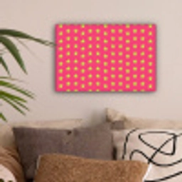 Sterren - Patroon - Roze canvas 2cm klein 34 -sfeer1