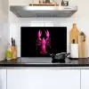 Kreeft - Felroze - Stippen - Opvallend Inductie beschemer met haakjes klein -sfeer2