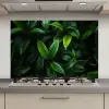 Bladeren - Regendruppels - Licht - Groen keuken achterwand spatscherm klein -3d_website