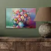 Bloemen - Kunst - Schilderij - Lente - Boeket aluminium wit klein -sfeer2