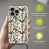 Klassiek - Botanisch - Zwart - Beige Hoesje iPhone 16 Pro Max met koord klein 804 -sfeer2_NL