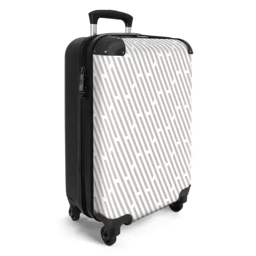 Grafisch - Patroon - Modern NBS - Handbagage koffer - Kinderen Unisex middel 644 -productfoto_3d