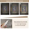 Dino - Raket - Kleurrijk Light Box met kabel (Kinderlampje) klein -USP_dimbaarFR