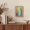 Olieverf - Landschap - Natuur - Kleurrijk Light Box met kabel (Tafellamp) klein -sfeer2